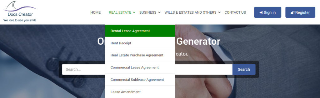 Rental Agreement Online