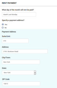 Rent Agreement Temp